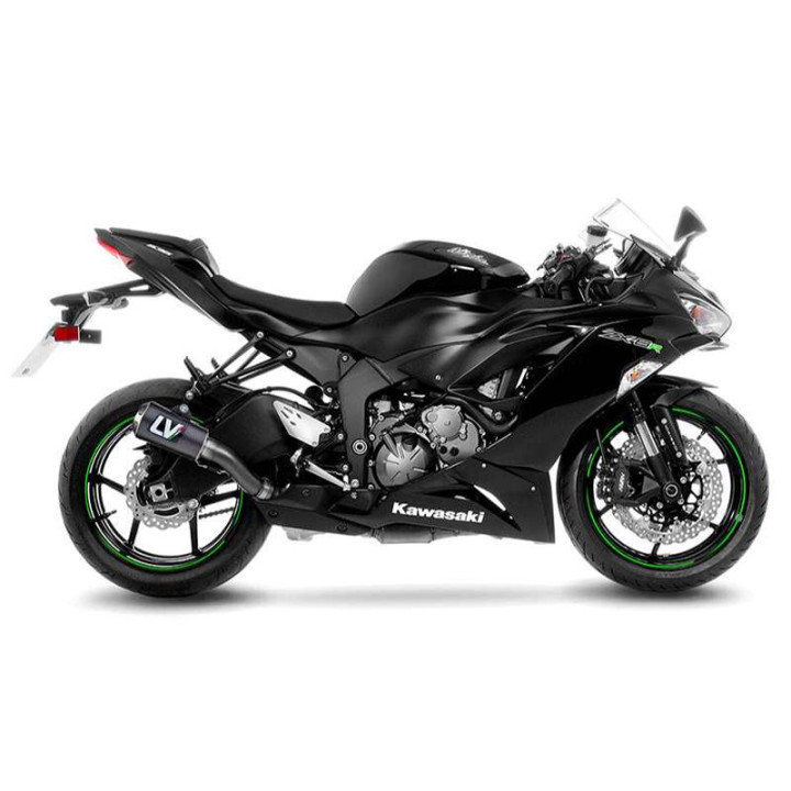 Silencieux Leovince LV-10 Carbone (15233CU) Kawasaki ZX-6R 09-16