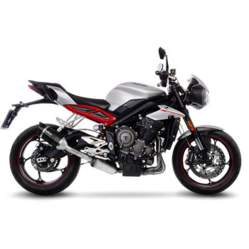 Leovince LV PRO Carbon approved muffler (14287E) Triumph Street Triple 660/765 17-19