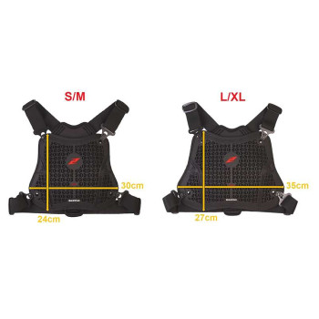 Protection poitrine femme NETCUBE pour dorsale Zandona