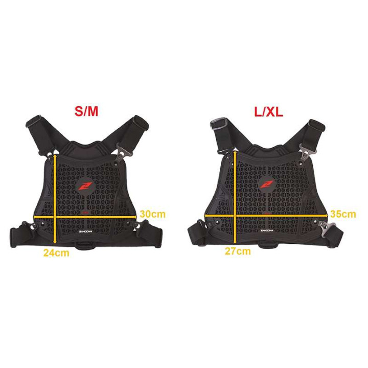 Women's chest protector Zandona NETCUBE GT LADY