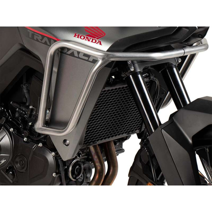 Pare-carters hauts argent Hepco & Becker Honda XL750 Transalp