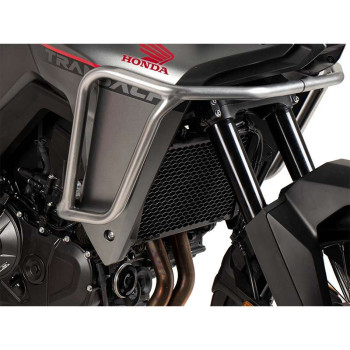 Pare-carters hauts argent Hepco & Becker Honda XL750 Transalp