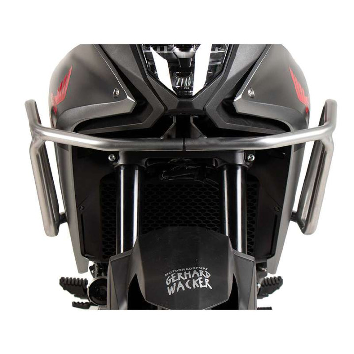 Pare-carters hauts argent Hepco & Becker Honda XL750 Transalp