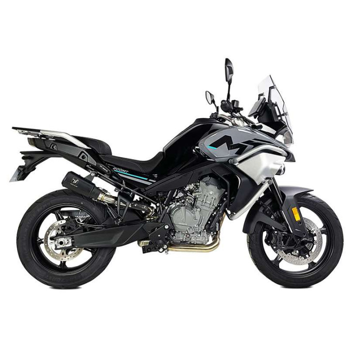 Approved muffler IXRACE MK2 BLACK CF Moto 800 MT 21-