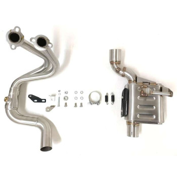 Ligne complète homologuée IXRACE MK2 BLACK KAWASAKI Z650 2023-
