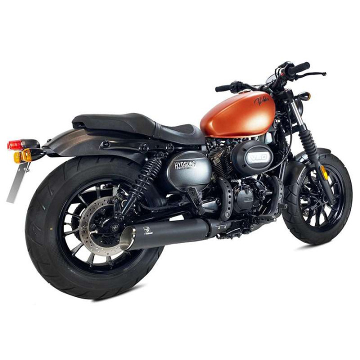 Silencieux IXRACE CUSTOM BLACK Hyosung BOBBER 125