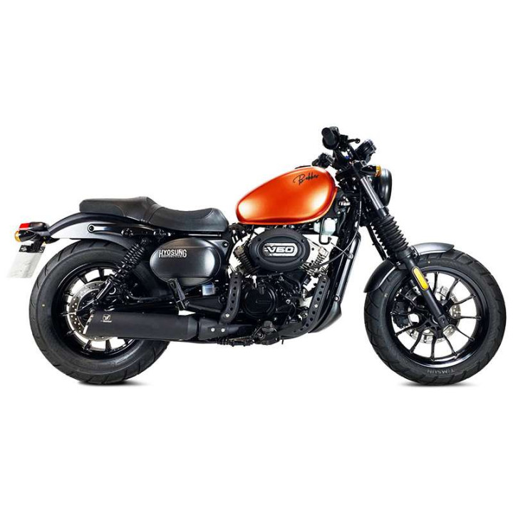 Silencieux IXRACE CUSTOM BLACK Hyosung BOBBER 125