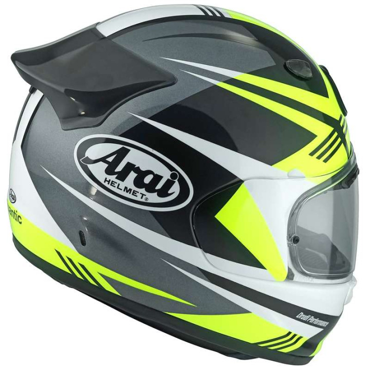 Arai QUANTIC MARK YELLOW motorcycle helmet Arai QUANTIC MARK YELLOW motorcycle helmet