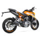 Silencieux homologué IXRACE MK2 BLACK KTM DUKE 125/390 17-20