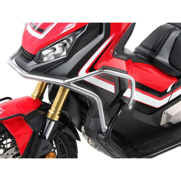 Hepco &amp- Becker Honda X-ADV 21- high-mounted silver bumpers