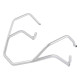Hepco &amp- Becker Honda X-ADV 21- high-mounted silver bumpers