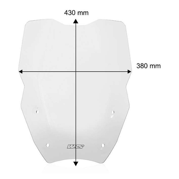 Bulle WRS CAPONORD (BM090) BMW R1300GS AVEC ACC