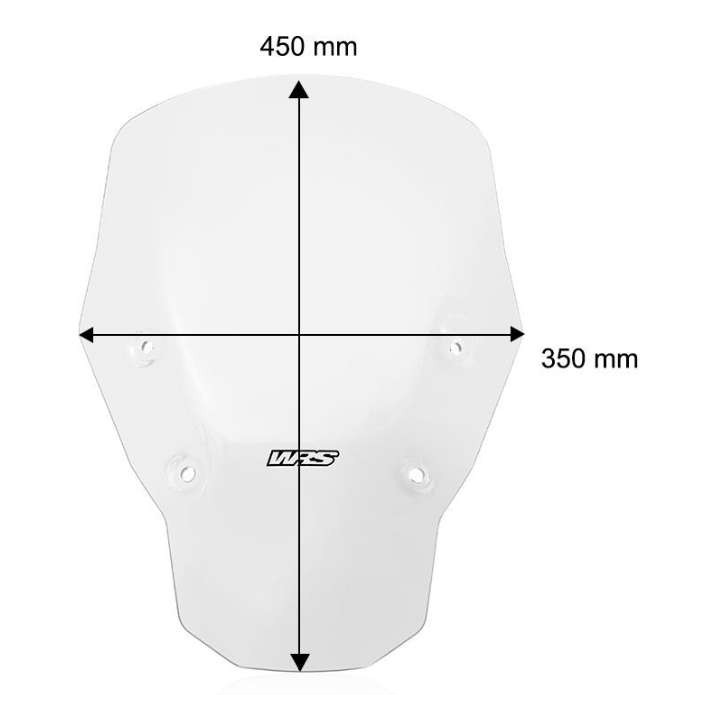 WRS STANDARD bubble (BM089) BMW R1300GS WITHOUT ACC