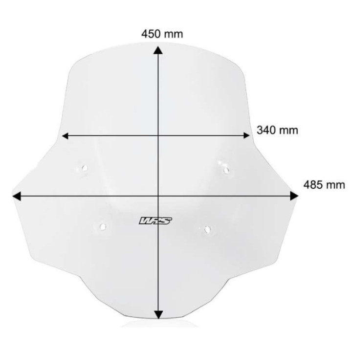 WRS STANDARD PLUS bubble (BM086) BMW R1300GS WITHOUT ACC