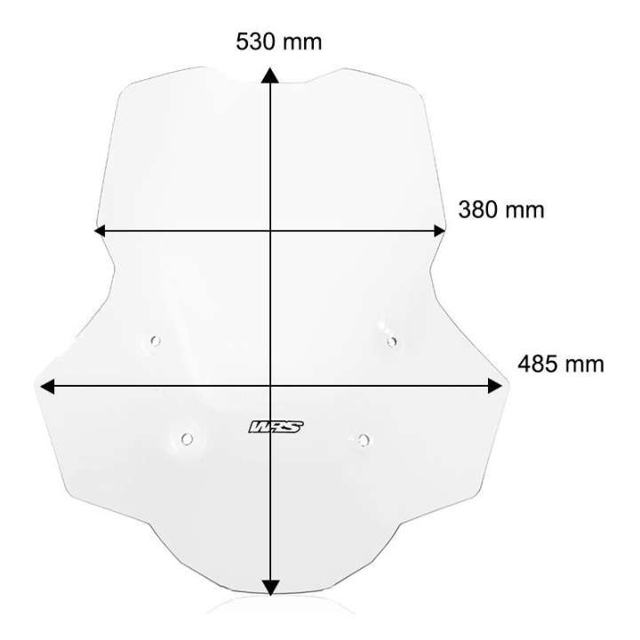 Bulle WRS CAPONORD PLUS (BM084) BMW R1300GS SANS ACC