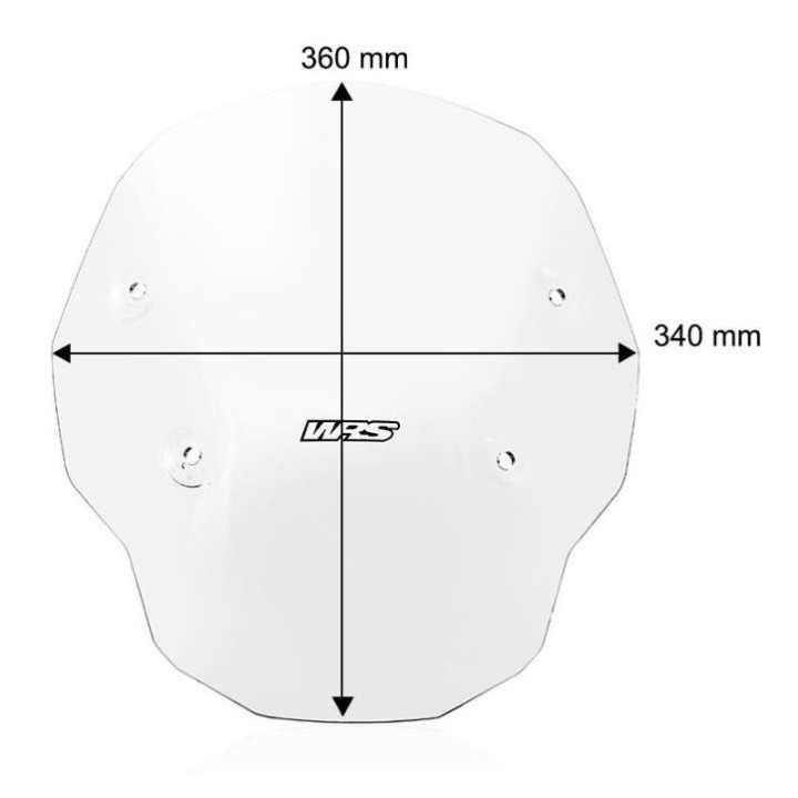 Bulle WRS ENDURO (BM093) BMW R1300GS SANS ACC