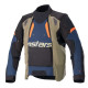 Veste Alpinestars HALO DRYSTAR Bleu/Kaki/Orange Veste Alpinestars HALO DRYSTAR Bleu/Kaki/Orange
