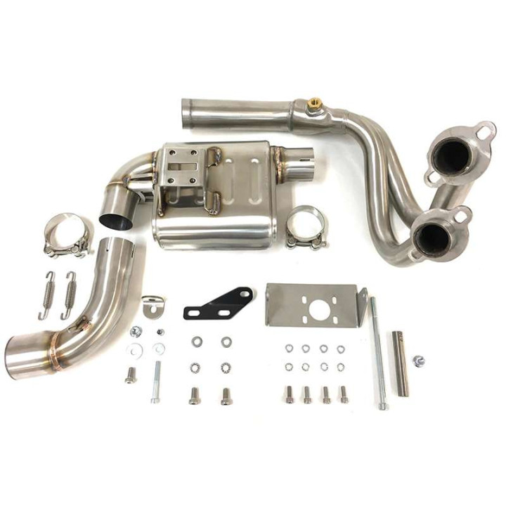 Ligne complète homologuée IXRACE MK2 INOX KAWASAKI Z650 17-19