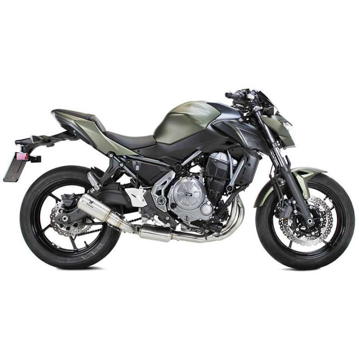 Ligne complète homologuée IXRACE MK2 INOX KAWASAKI Z650 17-19