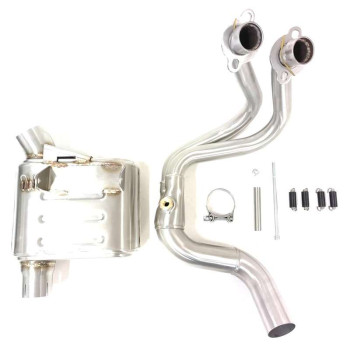 IXRACE MK2 STAINLESS STEEL KAWASAKI Z650 2020 approved complete line IXRACE MK2 STAINLESS STEEL KAWASAKI Z650 2020 approved complete line