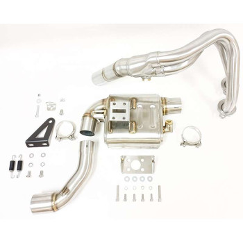 IXRACE MK2 STAINLESS STEEL KAWASAKI VERSYS 650 2023- homologated complete line IXRACE MK2 STAINLESS STEEL KAWASAKI VERSYS 650 2023- homologated complete line