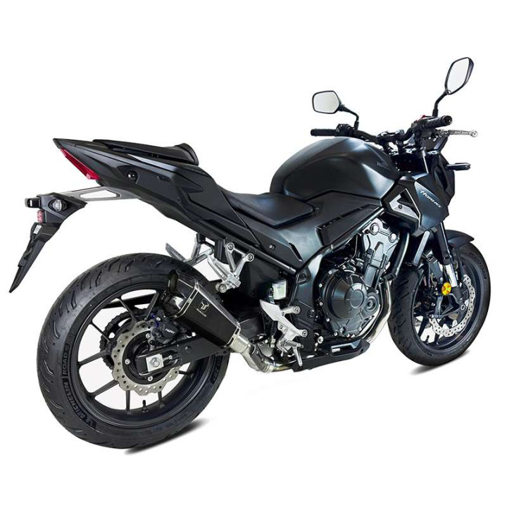 IXRACE M8 BLACK approved muffler HONDA CB500 HORNET 24- 