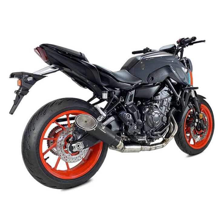 Ligne complète homologuée IXRACE MK1 BLACK YAMAHA MT-07 21-