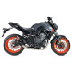 Ligne complète homologuée IXRACE MK1 BLACK YAMAHA MT-07 21-