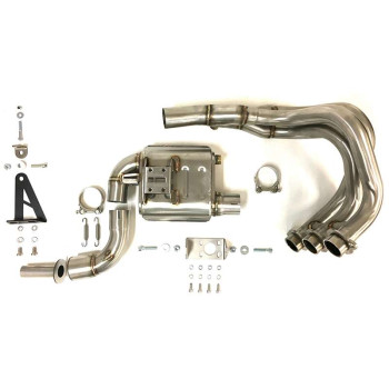 Ligne complète homologuée IXRACE MK1 BLACK YAMAHA MT-09 13-20/XSR900 16-20