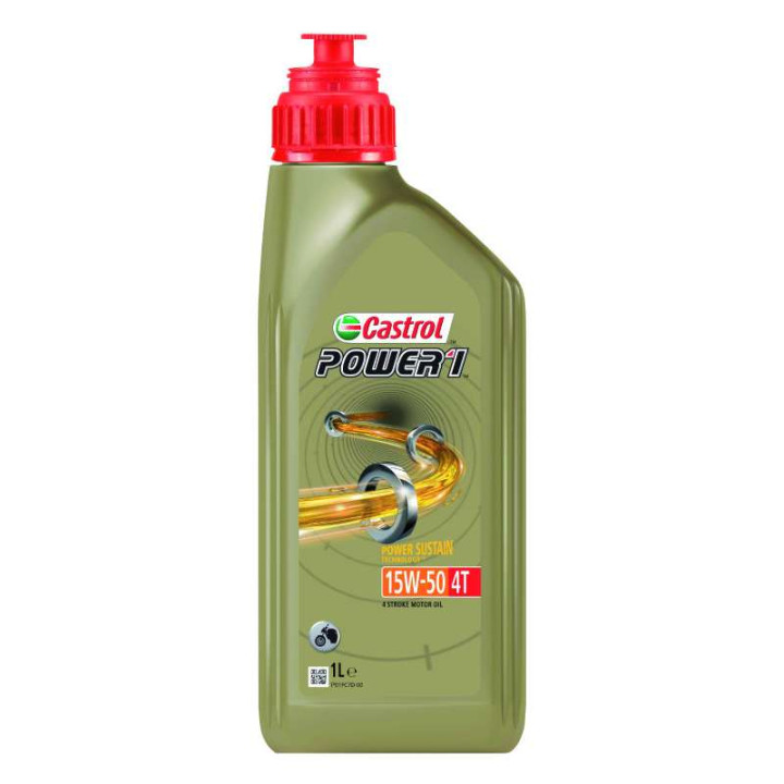 Huile moteur Castrol POWER 1 4T 15W50 1 litre