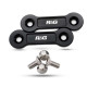 Cache-orifices de repose-pieds R&G (BLP0128BK) APRILIA TUAREG 660 22-