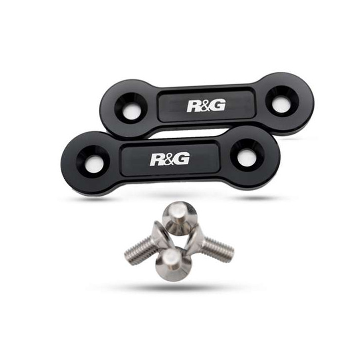 Cache-orifices de repose-pieds R&G (BLP0128BK) APRILIA TUAREG 660 22-