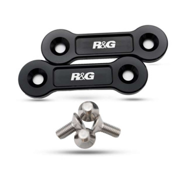 Cache-orifices de repose-pieds R&G (BLP0128BK) APRILIA TUAREG 660 22-