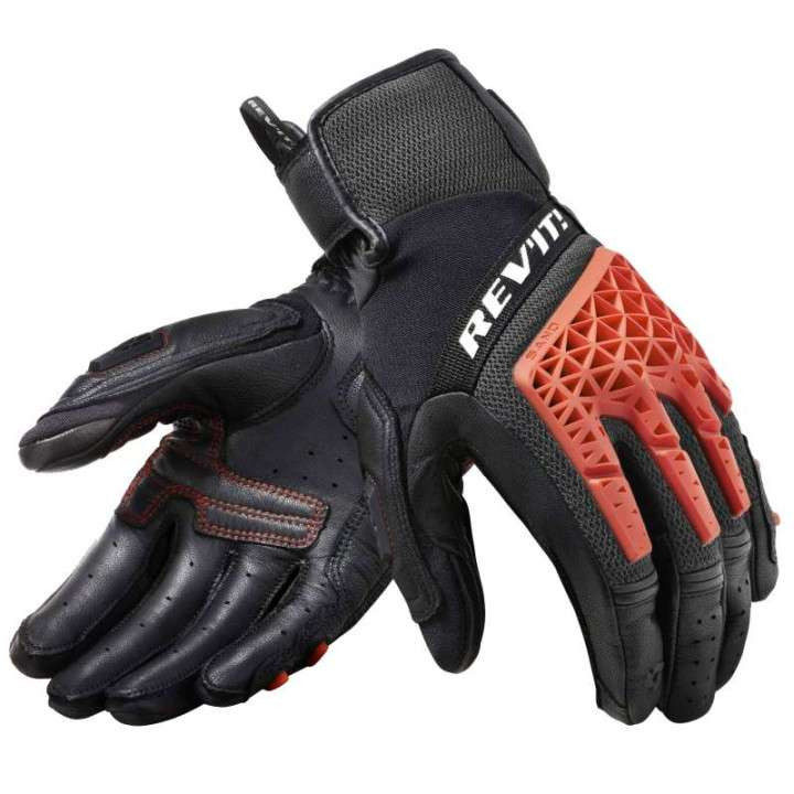 Gants moto Rev'it SAND 4 NOIR/ROUGE Gants moto Rev'it SAND 4 NOIR/ROUGE