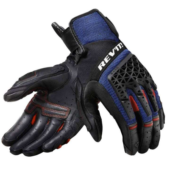Gants moto Rev'it SAND 4 NOIR/BLEU