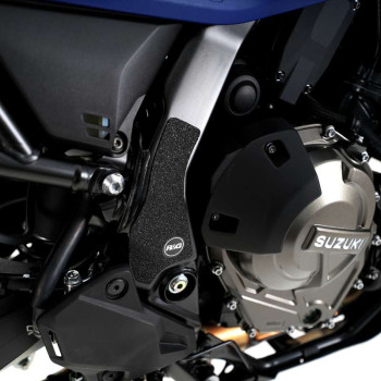 R&amp-G adhesive frame protectors (EZBG719BL) SUZUKI V-STROM 800DE