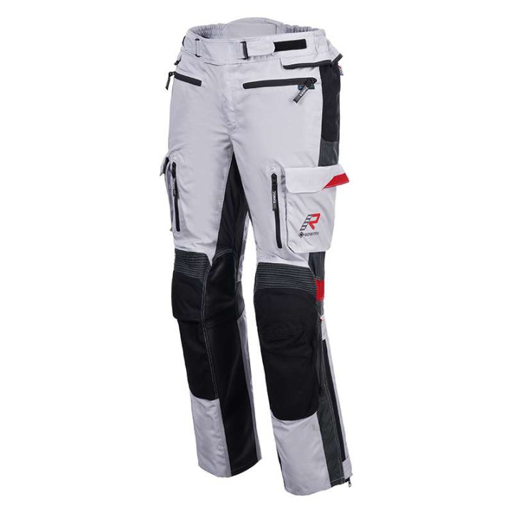 Pantalon moto Rukka MADAGASCA-R GRIS/NOIR/ROUGE