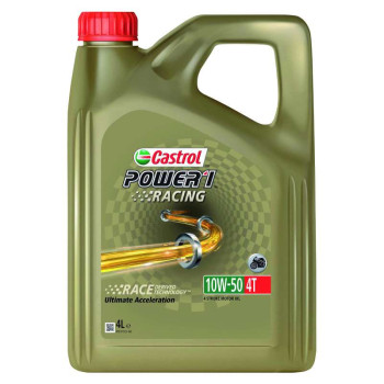 Huile moteur Castrol POWER 1 RACING 4T 10W50 4 litres Huile moteur Castrol POWER 1 RACING 4T 10W50 4 litres