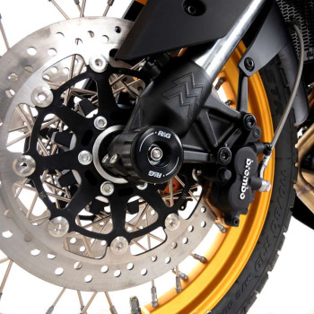 R&amp-G fork protector (FP0274BK) Morini X-CAPE 649