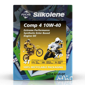Huile moteur Silkolene COMP 4 10W40 XP 4 litres Huile moteur Silkolene COMP 4 10W40 XP 4 litres