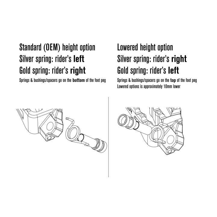 Repose-pieds AltRider ADVENTURE II BMW R1200GS/R1250GS/GSA ( R118-2-2105)