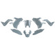 Plastic kit RTECH T7 REVOLUTION 700 GREY TENERATED Plastic kit RTECH T7 REVOLUTION 700 GREY TENERATED