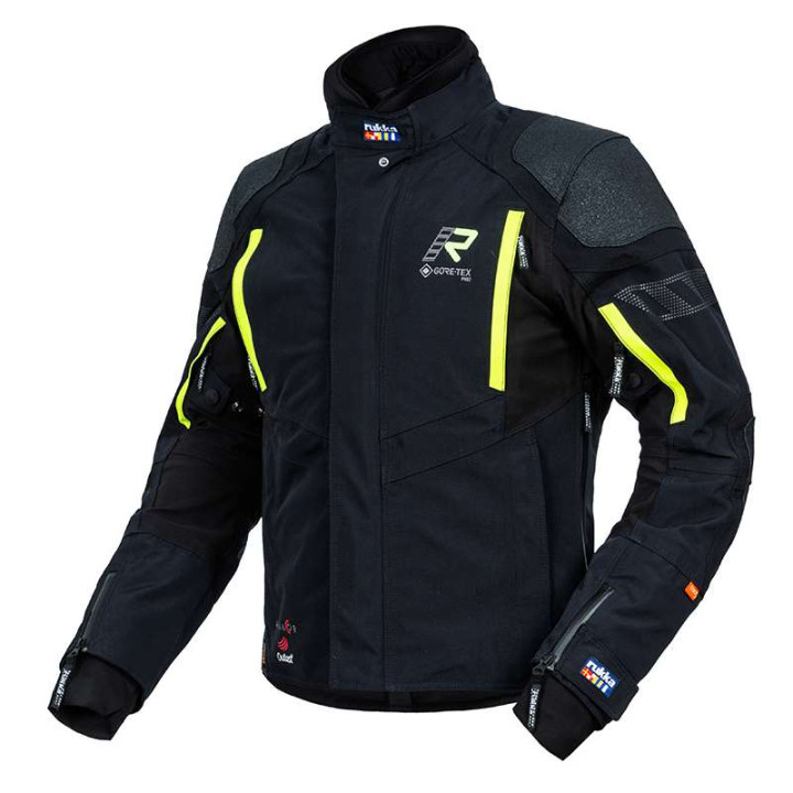 Blouson moto Rukka SHIELD-R Gore Tex laminé 3C Noir/Jaune