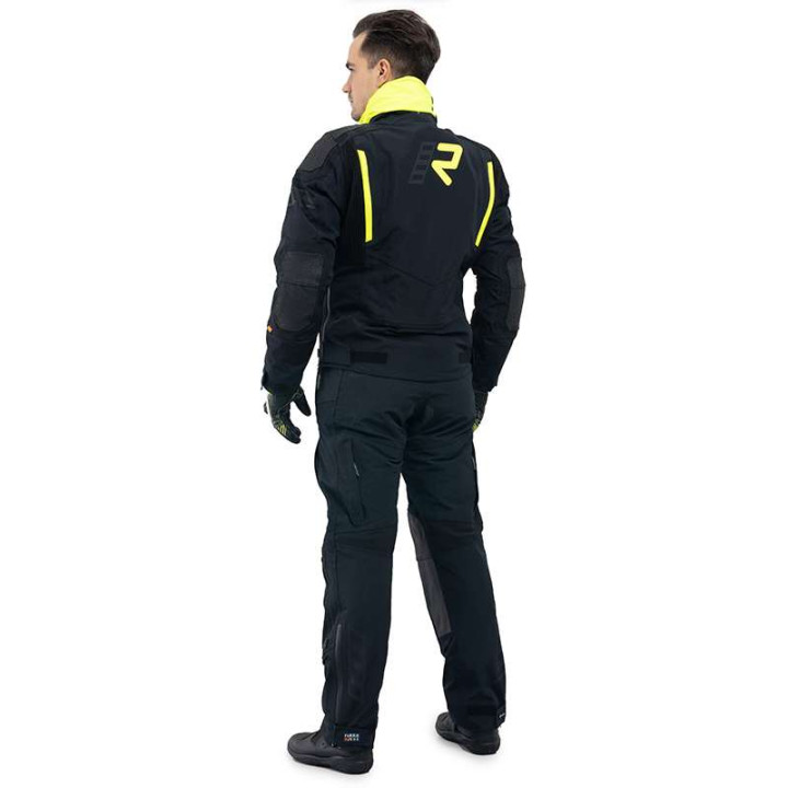Blouson moto Rukka SHIELD-R Gore Tex laminé 3C Noir/Jaune