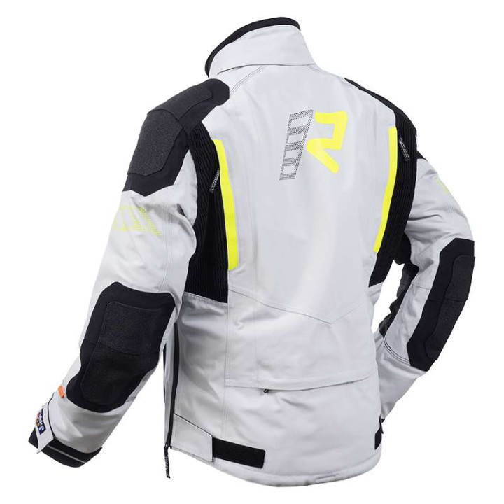 Blouson moto Rukka SHIELD-R Gore Tex laminé 3C Gris/Jaune