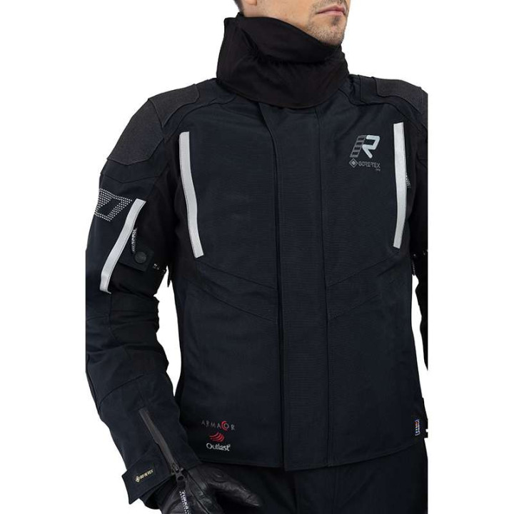 Blouson moto Rukka SHIELD-R Gore Tex laminé 3C Noir/Blanc