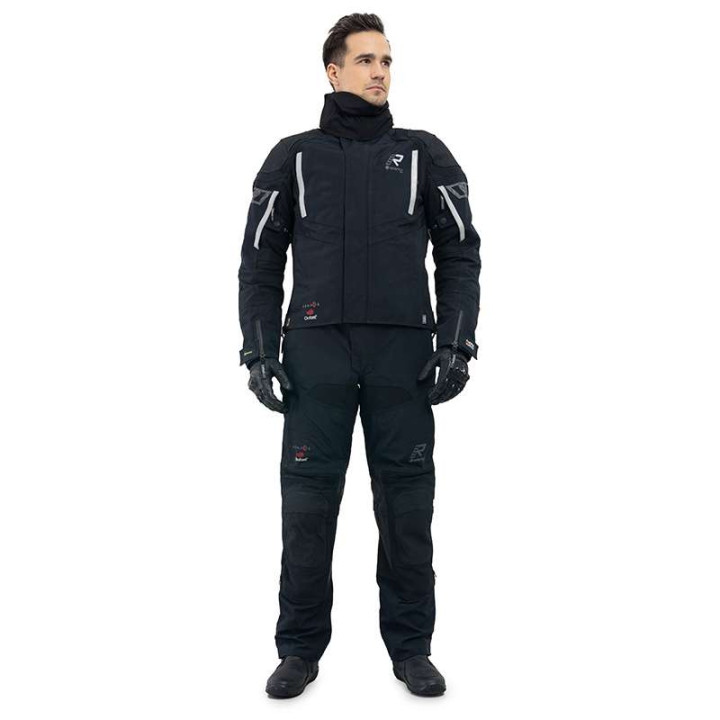 Blouson moto Rukka SHIELD-R Gore Tex laminé 3C Noir/Blanc