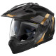 Casque moto Nolan N70.2 X SKYFALL N-COM NOIR/OR MAT