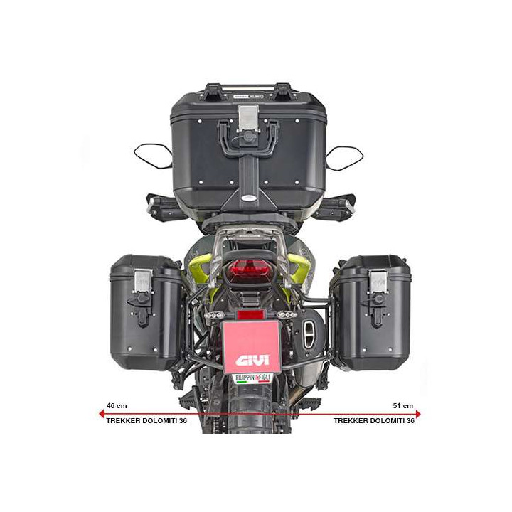 Support valises Givi MONOKEY (PL8717) Benelli TRK702/X
