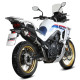 Mivv DAKAR approved muffler Inox Black (H.087.LDKB) Honda XL750 Transalp